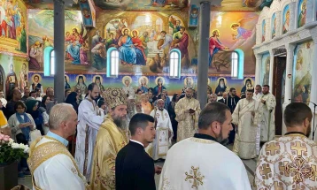 Осветен манастирот „Свето Преображение Господово“  во Крушево