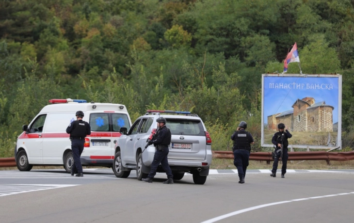 Forcat speciale të Kosovës hynë në manastirin Banjska