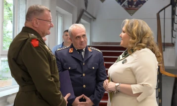 Petrovska meets with Vermont National Guard Adjutant General Gregory Knight