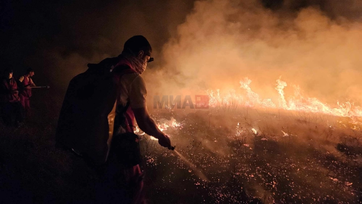 Pesë zjarre në rajonin e Kumanovës