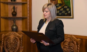 Dushica Dimitrieska elected new chair of Public Prosecutor's Council