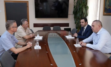 Костадинов се сретна со шефот на Мониторинг одделот при Мисијата на ОБСЕ во Скопје, Фридман