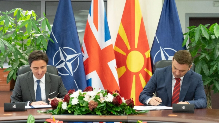 Британска помош за зајакнување на НАТО капацитетите на МНР