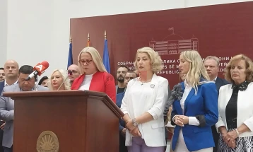 ПГ на ВМРО-ДПМНЕ:  Бараме остра осуда за недоличното однесување на Маричиќ кон пратеничката Стојаноска