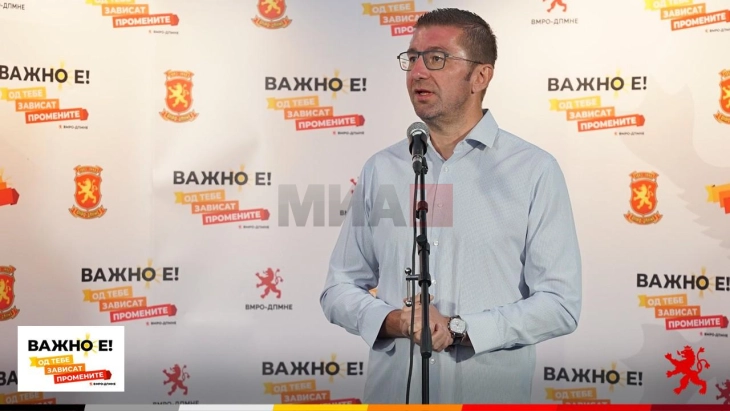 Mickoski: Të bashkohemi pas koalicionit të udhëhequr nga VMRO-DPMNE