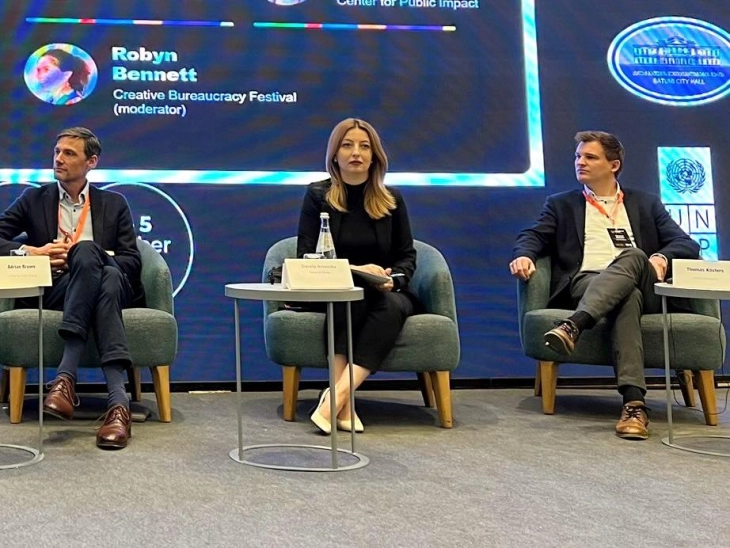 Градоначалничката Арсовска на урбан форум во Батуми, Грузија