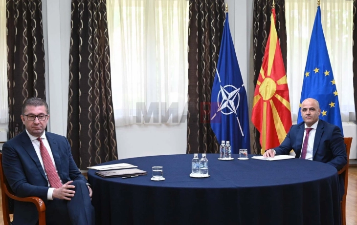 Mickoski: Another leader's meeting when SDSM says which VMRO-DPMNE proposal it accepts