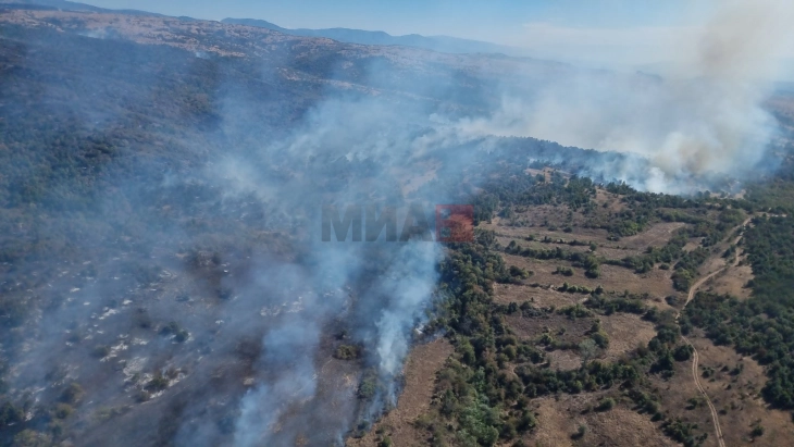 Во штипскиот регион активни два пожари