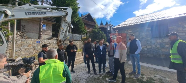 Општина Тетово почна реконструкција на улиците низ викенд населбата на Попова Шапка