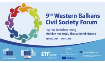Forumi i nëntë i shoqërisë civile të Ballkanit Perëndimor në Selanik