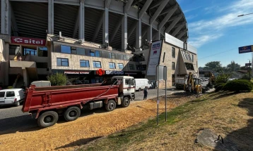 Започнува реконструкција на улицата „Столтенбергова” пред Градскиот стадион