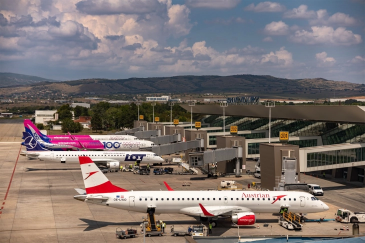 Skopje, Ohrid airports passenger traffic up 30.2% in January-September period