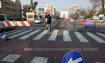Regjim i posaçëm i trafikut në Shkup për shkak të ushtrimit simulues 