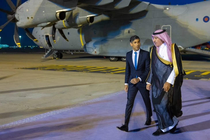 Sunak u takua me trashëgimtarin saudit të fronit në Riad