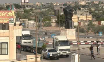 Third aid convoy starts entering Rafah crossing