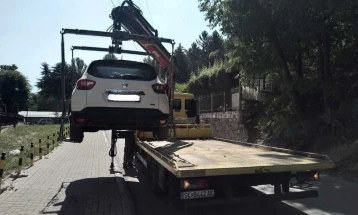 Во текот на една недела санкционирани 234 непрописно паркирани возила на територијата на Општина Центар
