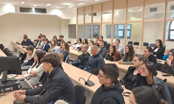 Основниот кривичен суд Скопје ги отвори вратите за средношколци, во рамки на одбележувањето на Европскиот ден на правдата