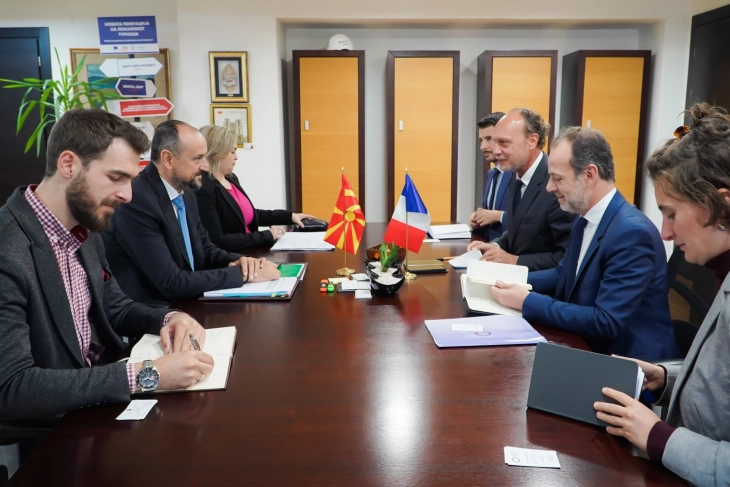 Deputy PM Bytyqi meets Director of AFD Western Balkans Regional Office Arnaud Dauphin