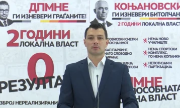 Илиевски: Две години локална власт, ДПМНЕ и Коњановски ги изневерија битолчани