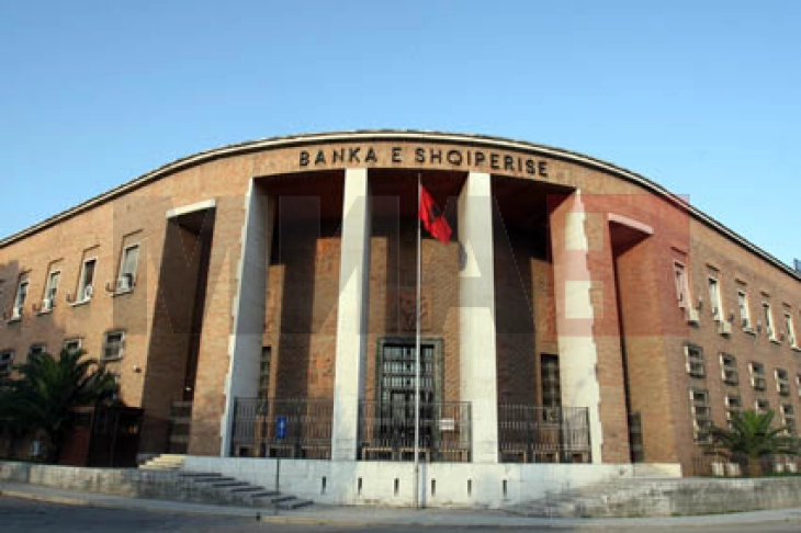 Banka Qendrore e Shqipërisë ka rritur për  0.25 për qind normën e interesit