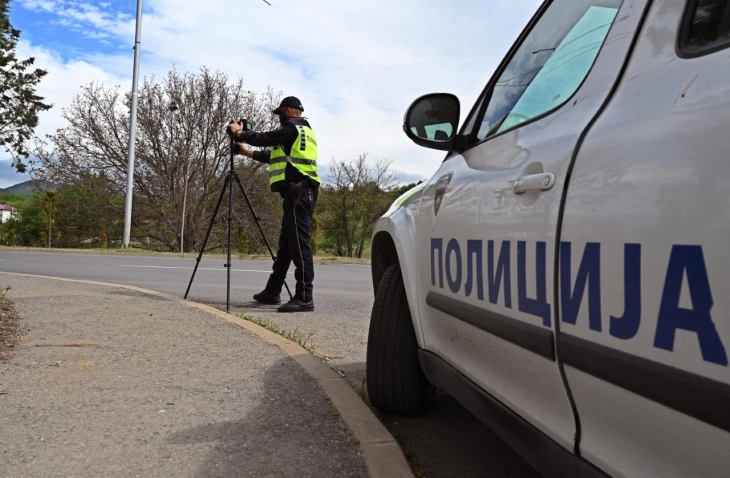 За брзо возење казни за 79 возачи, од 327 санкционирани во Скопје