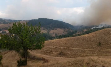 ЦУК: Во последното деноноќие два пожарa на отворено кај селата Лажани и Доброшинци