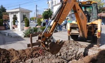 Реконструкција на водоводна мрежа на улици во Куманово