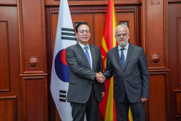 Xhaferi - Woo-taik: Need for opening of resident diplomatic offices in Skopje and Seoul