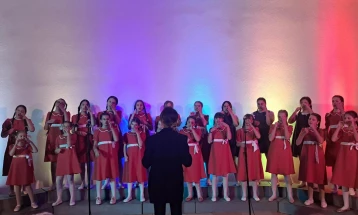 Детскиот хор „Лале“ одржа концерт на детска хорска музика