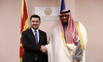 Economy Minister Bekteshi and Saudi counterpart Alibrahim discuss enhancement of cooperation