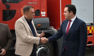 Струмица доби камион за гаснење шумски пожари, доделени дронови за струмичките, гевгелиските и радовишките пожарникари