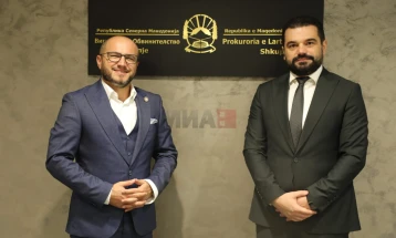 Takim i Llogës me Hajrullain nga Prokuroria e lartë Publike të Shkupit