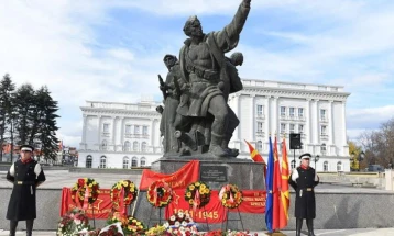 Skopje marks 79th WWII liberation anniversary