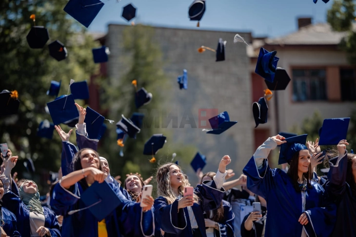 Me diploma universitare 42 për qind e evropianëve dhe 37,7 për qind e banorëve të Maqedonisë të moshës nga 25 deri në 34 vjeç