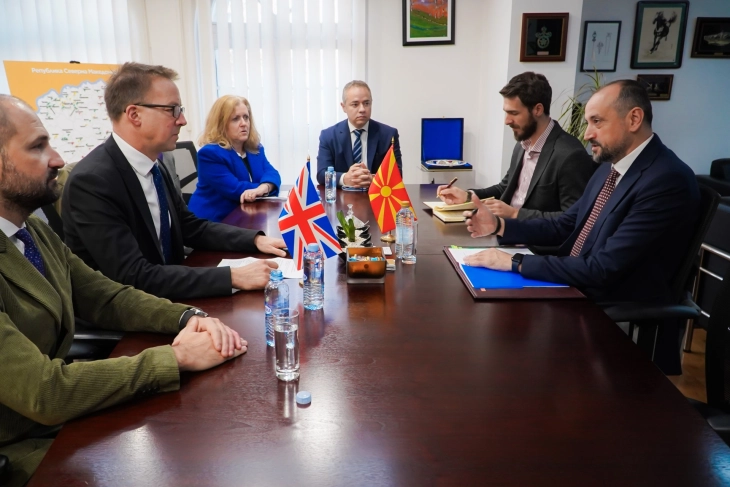 Bytyqi - Burton: Excellent political relations a solid basis to further deepen economic cooperation between UK and North Macedonia