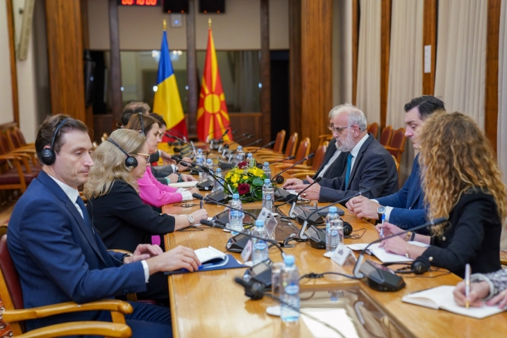 Xhaferi - Odobesku: Rumania e mbështet rrugën evropiane të Republikës së Maqedonisë së Veriut, por është e rëndësishme të bëhen edhe reformat e nevojshme