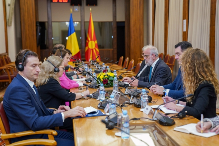 Xhaferi – Odobescu: Romania supports North Macedonia’s EU path, important to implement necessary reforms