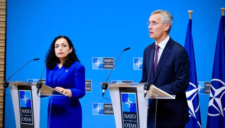 Vjosa Osmani: Kosova dhe NATO-ja kanë të njëjtin synim – paqen, stabilitetin dhe sigurinë në rajon