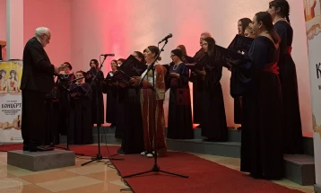 Женскиот хор „Менада“ одржа концерт со изведба на македонскиот музички фолклор