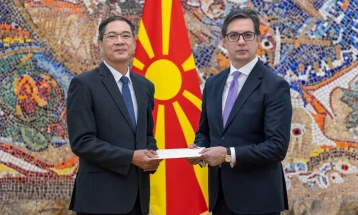 Пендаровски -  До Хоанг Лонг: Северна Македонија и Виетнам даваат поддршка за промовирање на регионалниот и глобалниот мир и стабилност