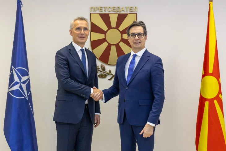 Pendarovski: Stoltenberg's visit to Western Balkans demonstrates NATO's commitment to region's stability