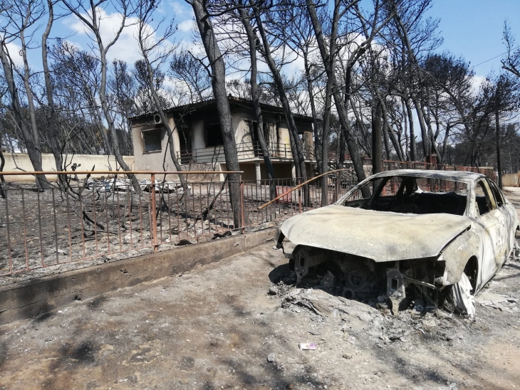 Пет години од катастрофалните пожари во близина на Атина со над 100 жртви