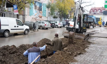 Реконструкција на водоводна мрежа на „Борис Кидрич“ во центарот на Куманово