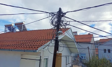 Снегот и дождот предизвикаа дефекти на електро мрежата во повеќе села во општините Градско, Чашка и Велес