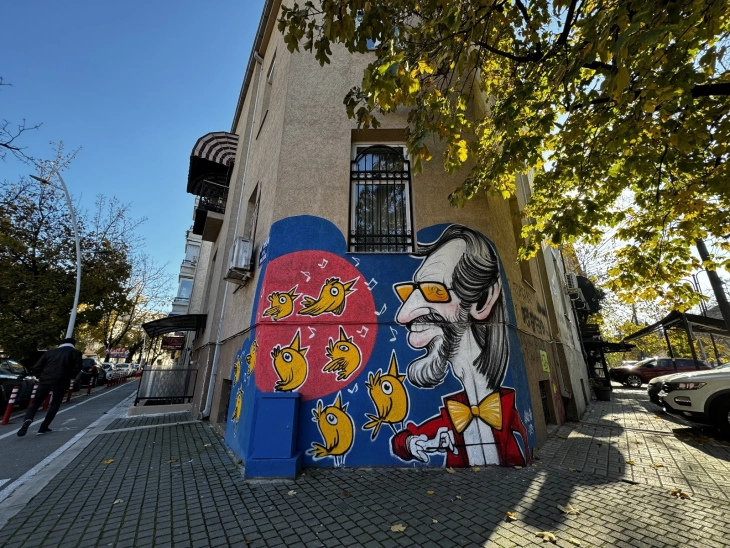 Герасимовски: Општина Центар продолжува преку графити да ги слави македонските уметници