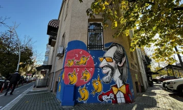 Герасимовски: Општина Центар продолжува преку графити да ги слави македонските уметници