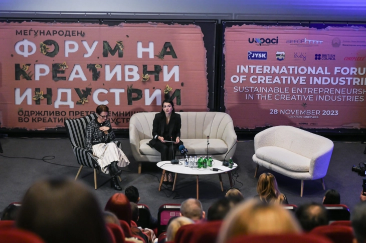 Костадиновска-Стојчевска: Ја поддржуваме креативноста која носи промени и е двигател на економијата
