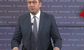 Mickoski: Early parliamentary elections only option as of today