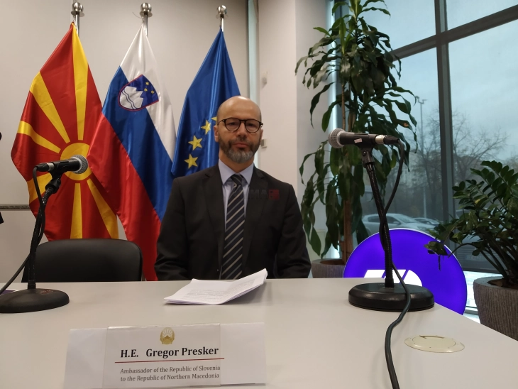 Presker: Maqedonia e Veriut është shumë e rëndësishme për Slloveninë
