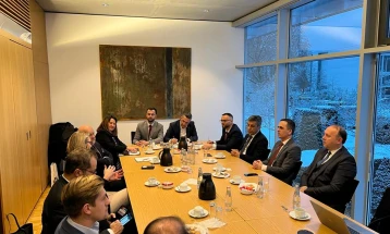 Лидерите на Европскиот сојуз за промени на среби со пратениците од пратеничката група на ЦДУ во германскиот Бундестаг